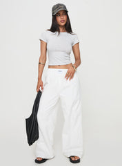 Beach House Pants White Tall