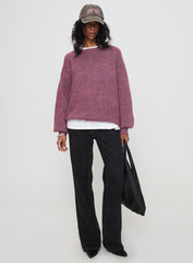 Ryanna Sweater Burgundy
