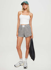 Sincar Boxer Shorts Black / White Stripe