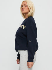 UC Berkeley Offside Crewneck Sweatshirt Navy