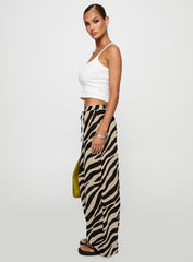 Fyre Wide Leg Pant Zebra
