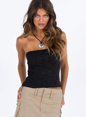 Parle Anglais Top Black