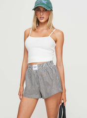 Sincar Boxer Shorts Black / White Stripe