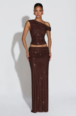 Aveda Top - Plum Brown