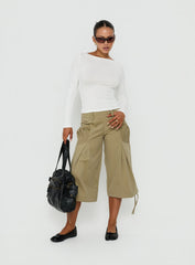 Iria Capri Trouser Khaki