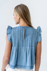 Kenna Pleated Blouse