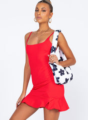 Kiribati Mini Dress Red