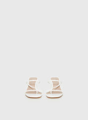 The Becka Heels White