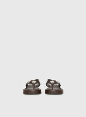 Paislee Stud Detail Sandals Brown