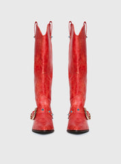 Rhode Cowboy Boots Red
