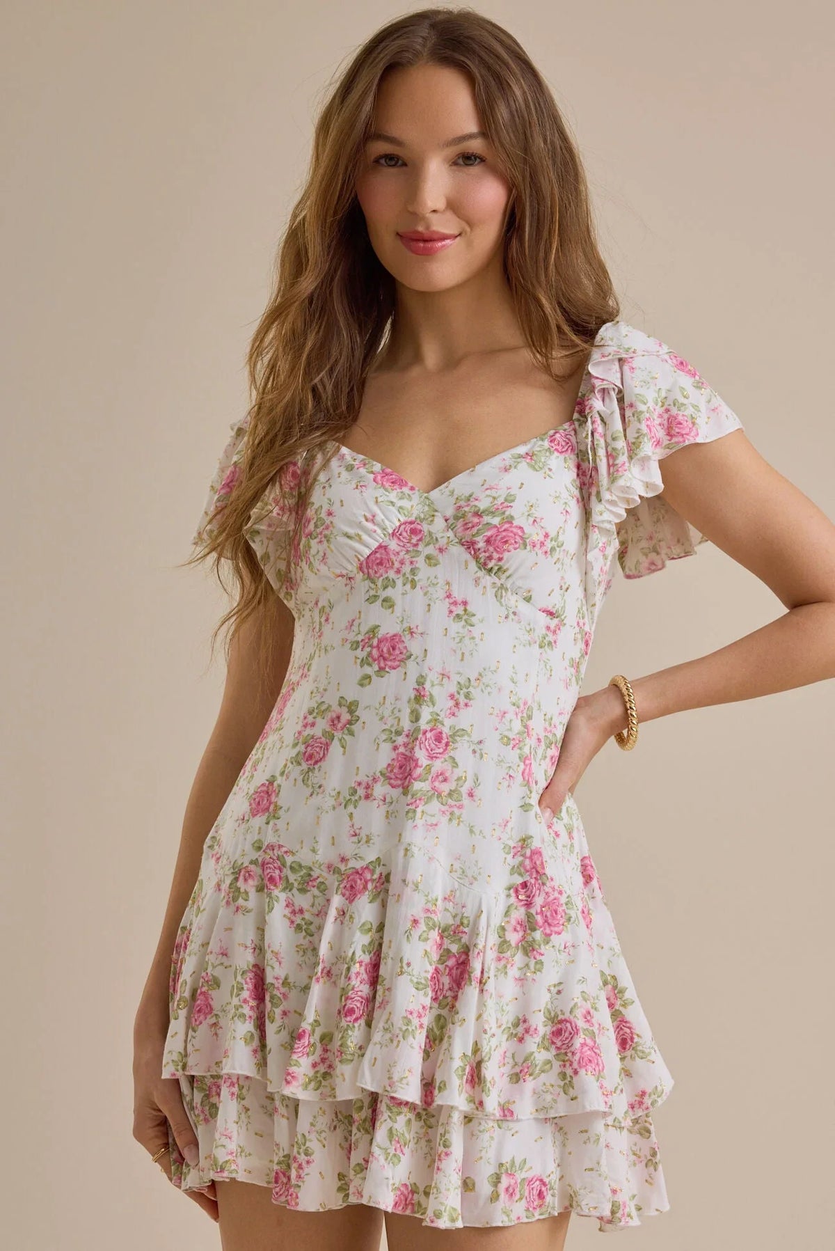Pettra Floral Mini Dress